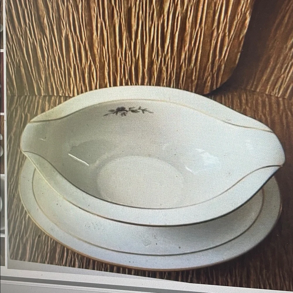 VTG Asian Song by Noritake Ivory China Gravy Boat